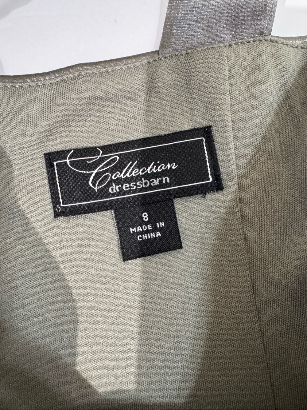 dressbarn Collection Metallic Silver Fitted Blazer & Camisole Top 8 - Picture 8 of 16